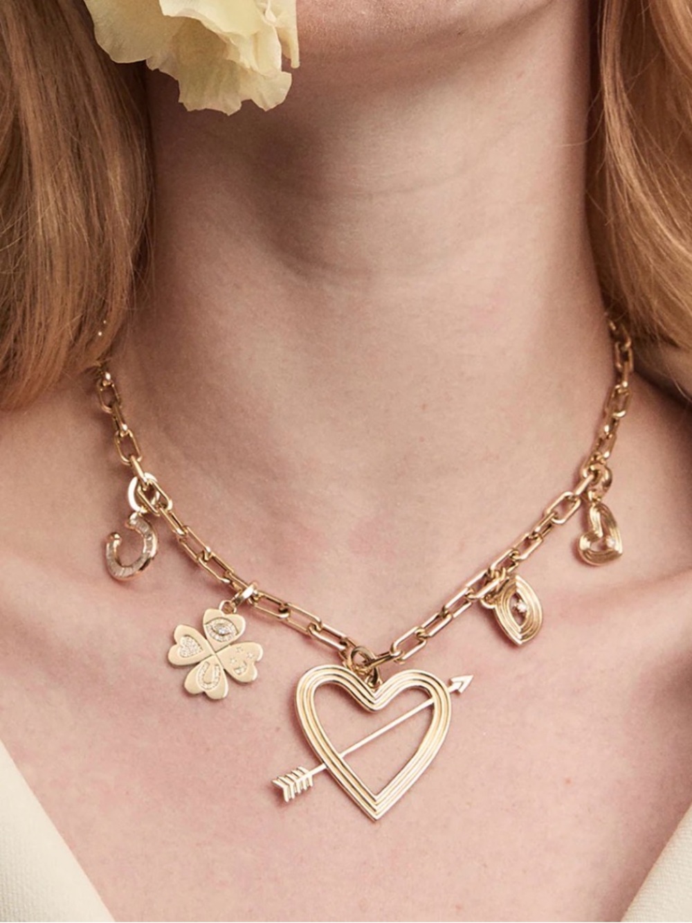 Like new 18” Adina Reyter Gold 5.3mm Italian Chain Link Necklace pd $3045 w/box - Picture 3 of 4